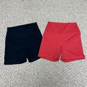 2 PAIR OF 90 DEGREES SPANDEX BIKE SHORTS SHORTS - XXL